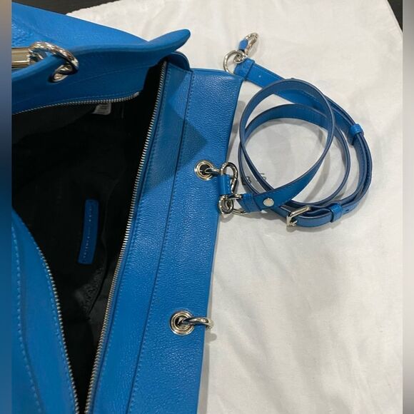 MARC JACOBS TOTE HANDBAG PURSE Blue - Picture 7 of 11